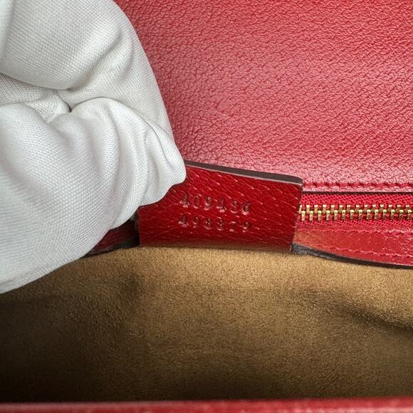 Pre-Owned Gucci GG Supreme Monogram Tian Print Medium Padlock Shoulder Bag - Picture 8 of 16